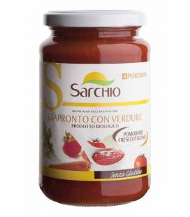 Salsa BIO de tomate con verduras 340g de Sarchio