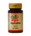 ESPIRULINA 400mg 100 Comprimidos de Obire