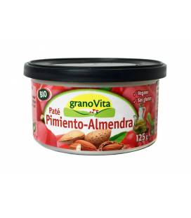 Pate pimiento almendra BIO lata 125g de Granovita