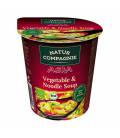 Sopa instantánea Asia pasta y verduras BIO 55g vaso de Natur Compagnie