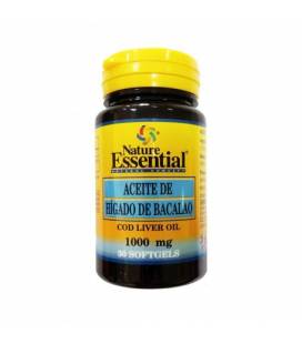 Aceite de hígado de bacalao 30 perlas de 1000mg de Nature Essential