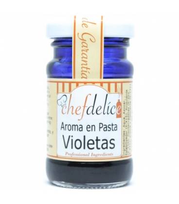 Violetas aroma en pasta emul. 50 gr de Chefdelice