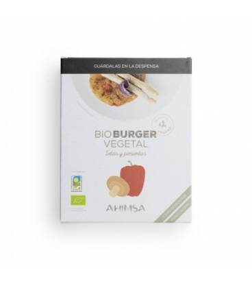 HAMBURGUESA BIO SETAS Y PIMIENTOS 160g de Ahimsa