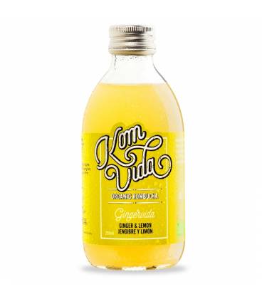 Gingervida Kombucha con jengibre y limón 250ml de Komvida