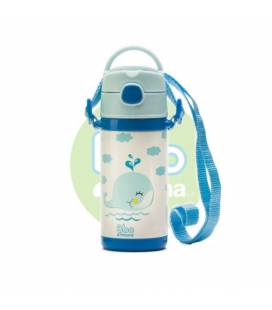 Botella Bbo azul termo infantil 320ml de Irisana