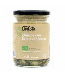 Quinoa con kale y espinacas 425 g de Carlota Organic