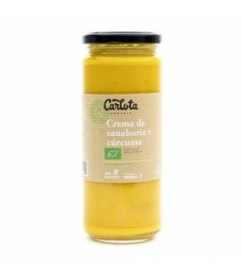 Crema de zanahoria y cúrcuma 450 g de Carlota Organic