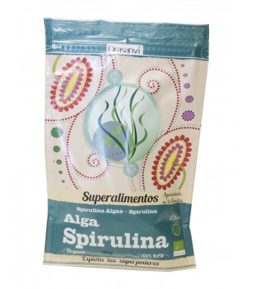 Alga spirulina doypack 150 g super alimentos y taza regalo de Drasanvi