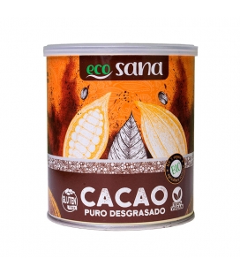 Cacao puro desgrasado ecológico 275g de Ecosana