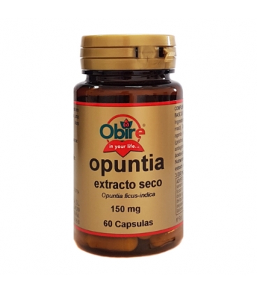 Opuntia extracto seco 60 cápsulas de 150 mg de Obire