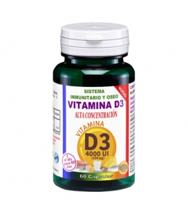 Vitamina D3 60 cápsulas 4000 UI de Robis