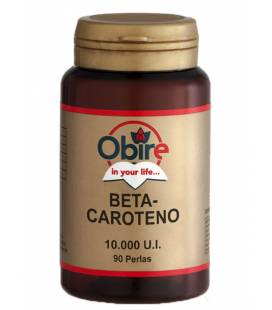 BETACAROTENO 10000 U.I. 90 Perlas de Obire