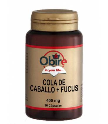 COLA DE CABALLO+FUCUS 400mg 90 Cápsulas de Obire