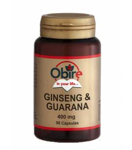 GINSENG+GUARANA 400mg 90 Cápsulas de Obire