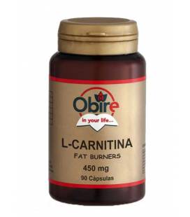 L-CARNITINA 450mg 90 Cápsulas de Obire