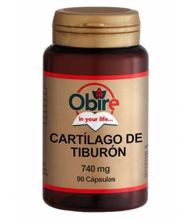 Cartílago de tiburón 90 cápsulas de 740mg de Obire