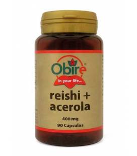 Reishi (micelio) y acerola 90 cápsulas 400mg de Obire