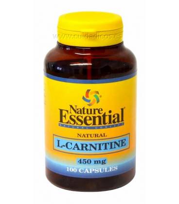 L-CARNITINA 450mg 100 Cápsulas de Nature Essential