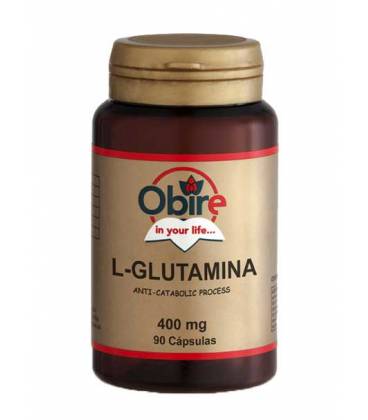 L-GLUTAMINA 400mg 90 Cápsulas de Obire