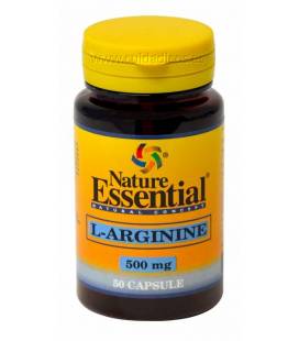 L-Arginina 50 Cápsulas de 500mg de Nature Essential