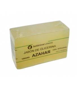 JABON AROMATICO DE GLICERINA CON OLOR A AZAHAR 100g de Botánica Nutrients