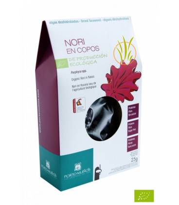 ALGA NORI EN COPOS DESHIDRATADO BIO 25g de Porto Muiños