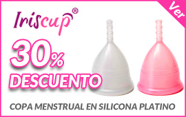 30% de descuento en copas menstruales