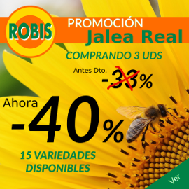 40% de descuento comprando 3 o más Jaleas Robis